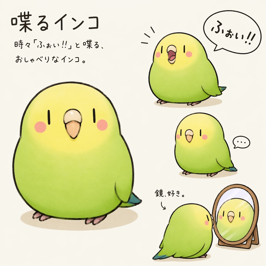 GPTimages2.0版喋るインコ