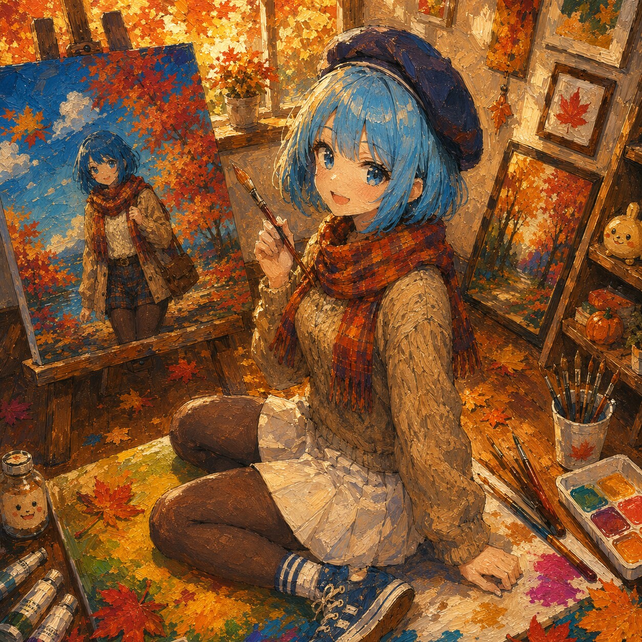 秋彩のアトリエ | の人気AIイラスト・グラビア