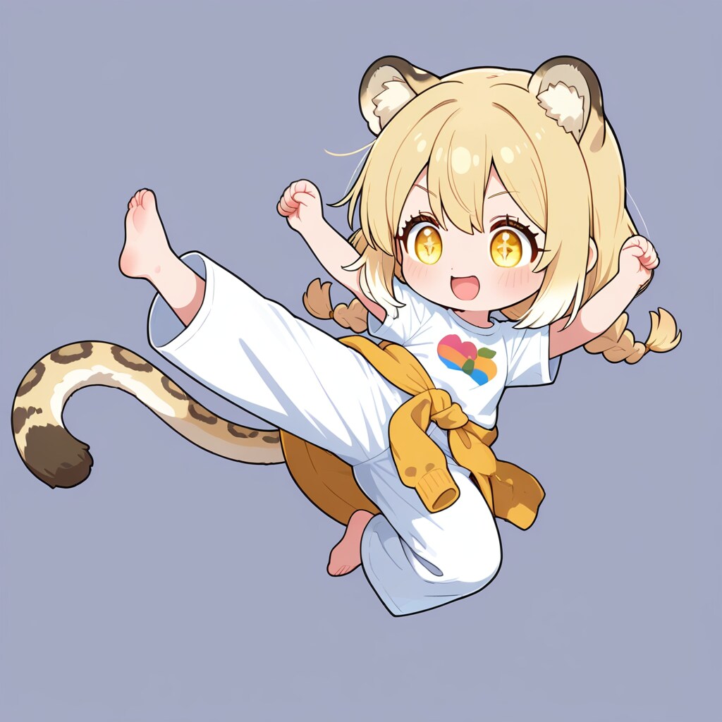 chibi jaguar girl