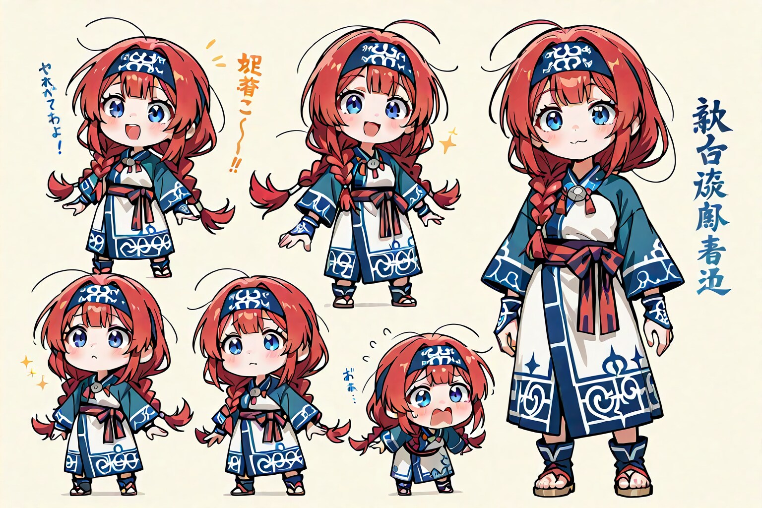 コロポックル赤髪お兄ちゃんズくんの説明書風イラスト | の人気AIイラスト・グラビア