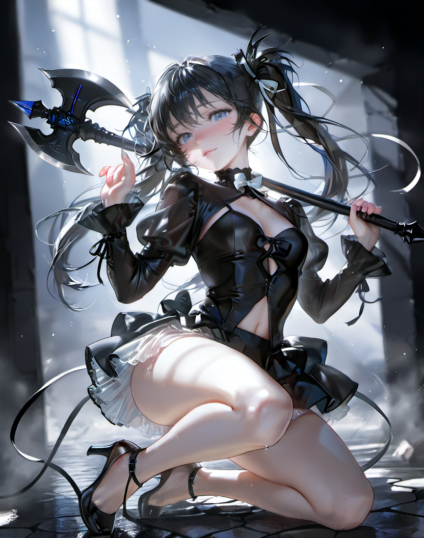 バトルアックスとゴスロリ少女