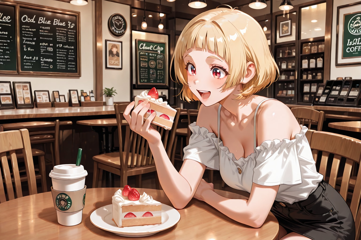 ぱっつん娘のティータイム