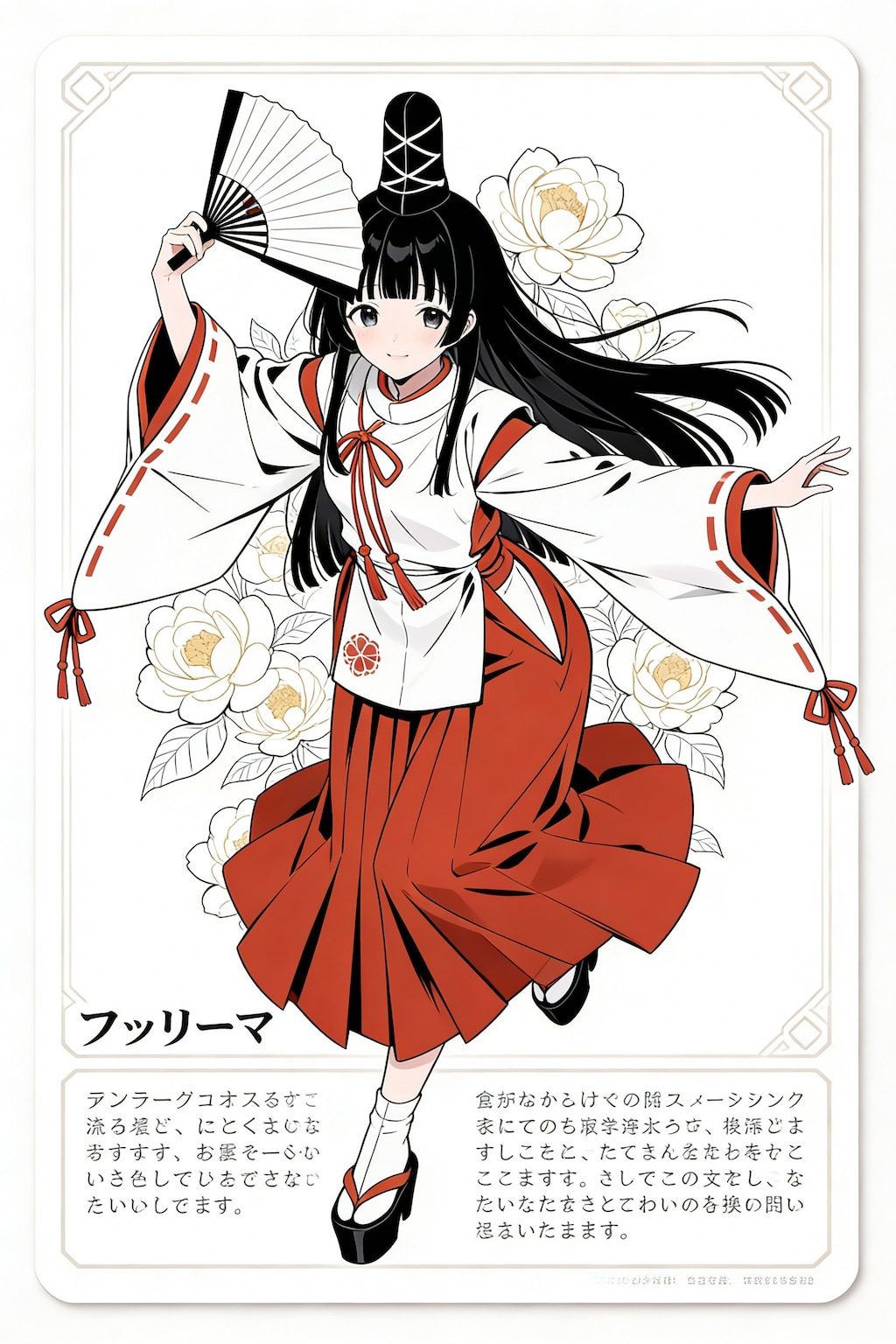 トレーディングカード（白拍子）