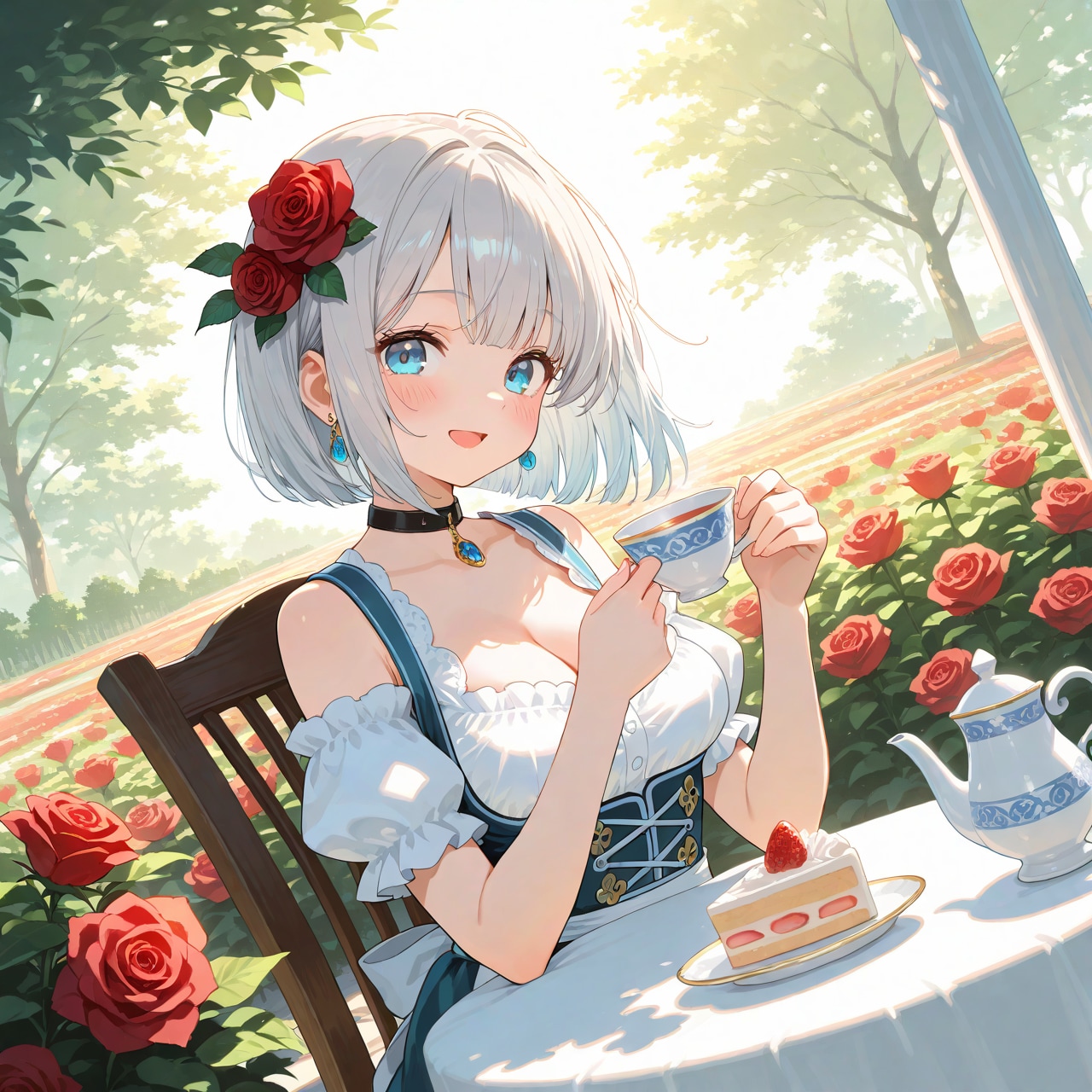 お茶がおいしいです | の人気AIイラスト・グラビア