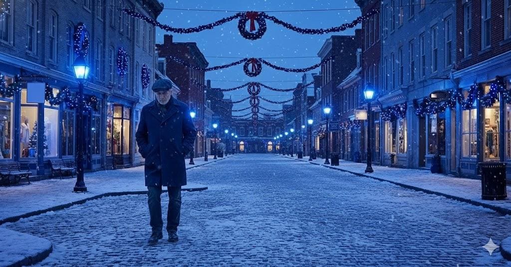 Christmas Time in Blue