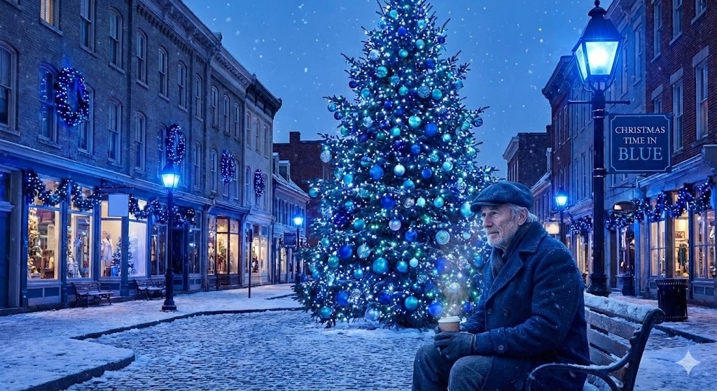 Christmas Time in Blue | の人気AIイラスト・グラビア