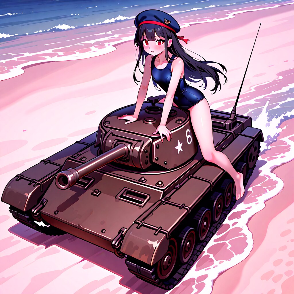 スク水と戦車
