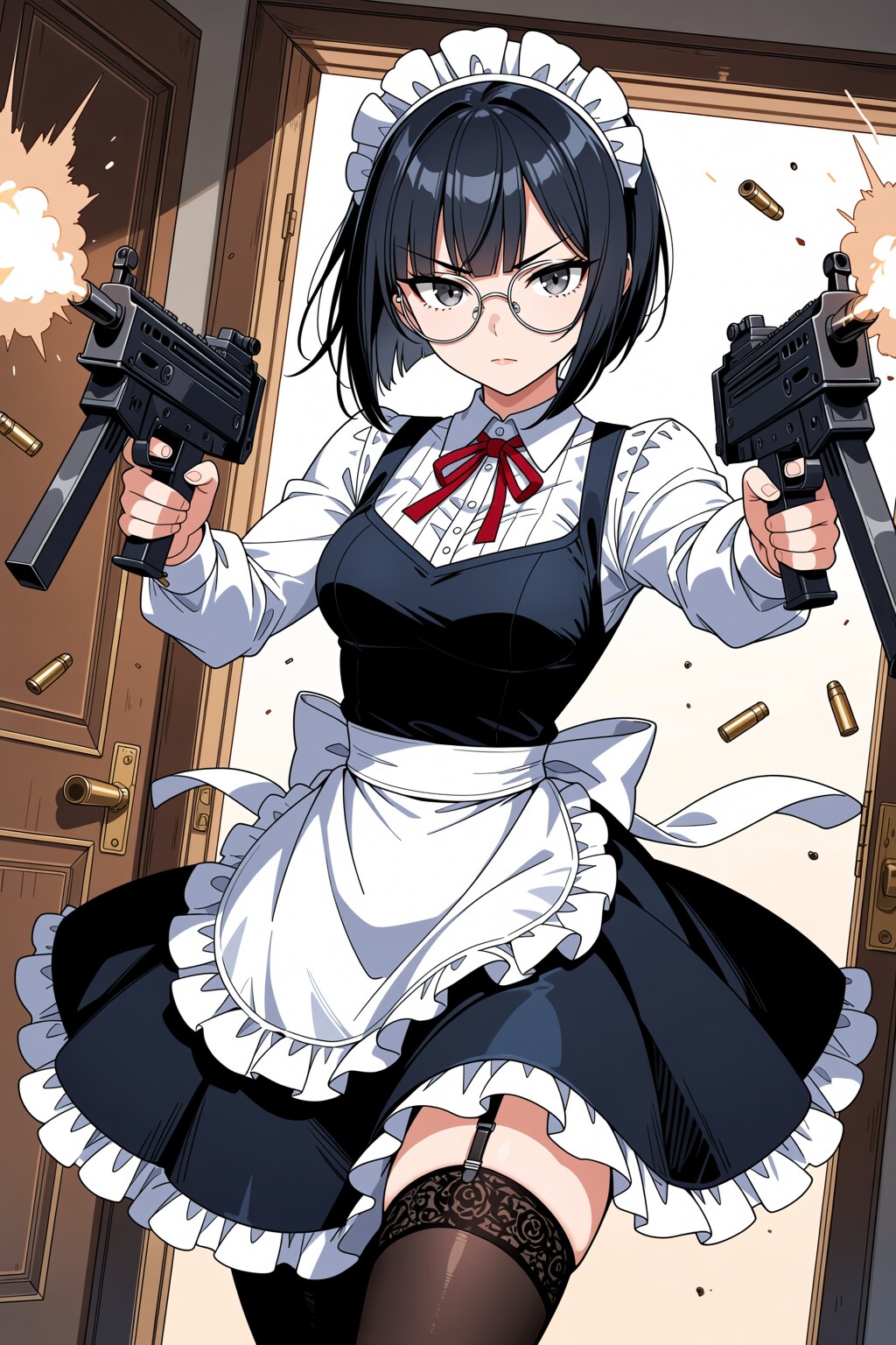 戦うメイドさん　その７ | の人気AIイラスト・グラビア