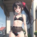 泣いてる貧乳少女 5枚目