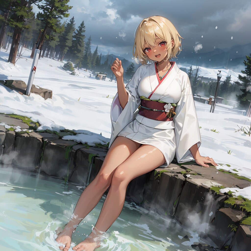 雪女～？見てないよ～？