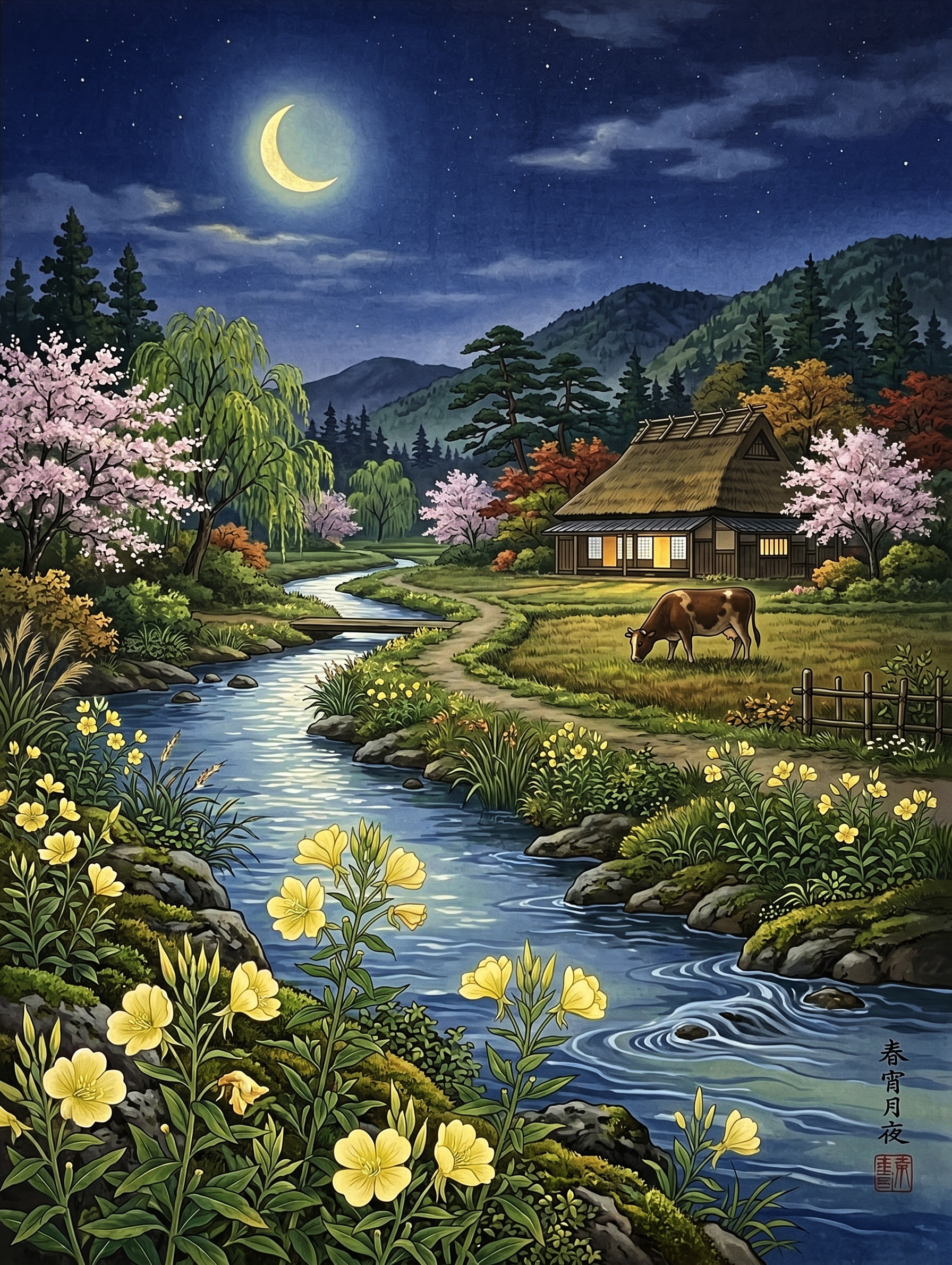 月見草 | の人気AIイラスト・グラビア