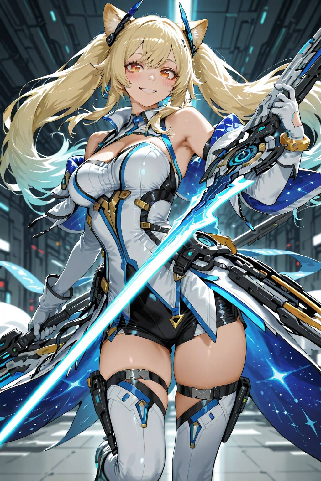 ツインテールの獣耳戦士DAISY | の人気AIイラスト・グラビア