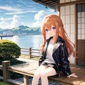 ららちゃん　浜辺の町 3枚目