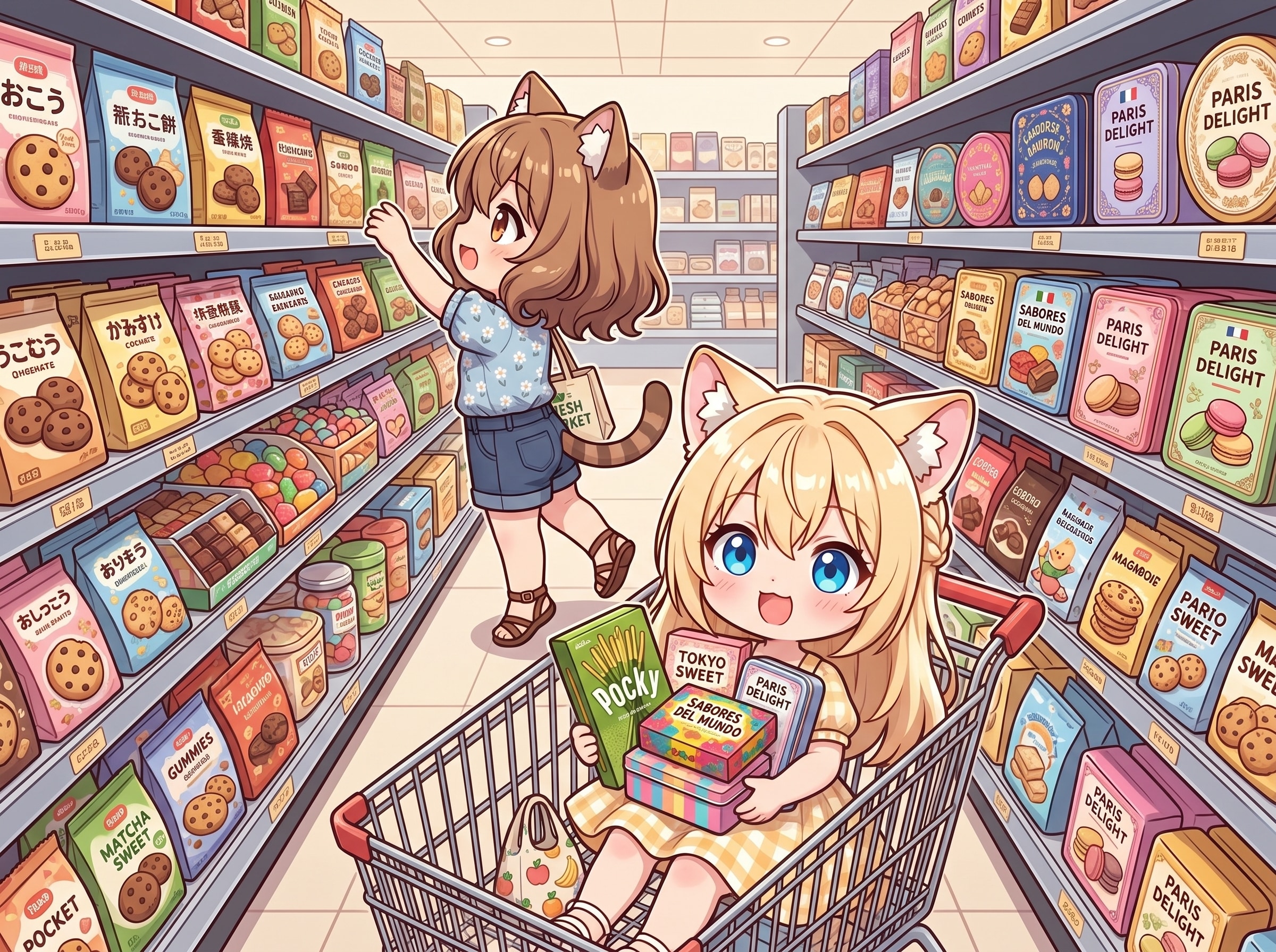 お買い物～♪ | の人気AIイラスト・グラビア
