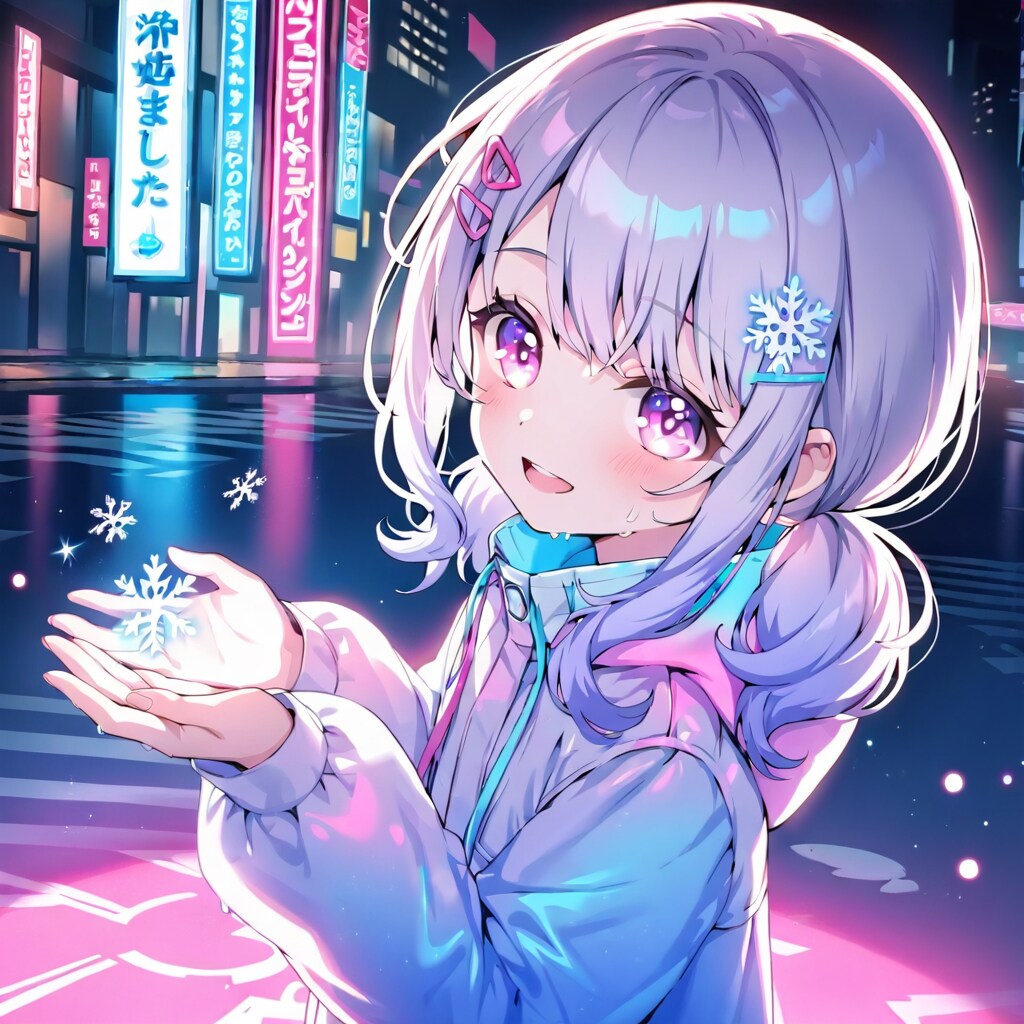 ネオンカラー💜