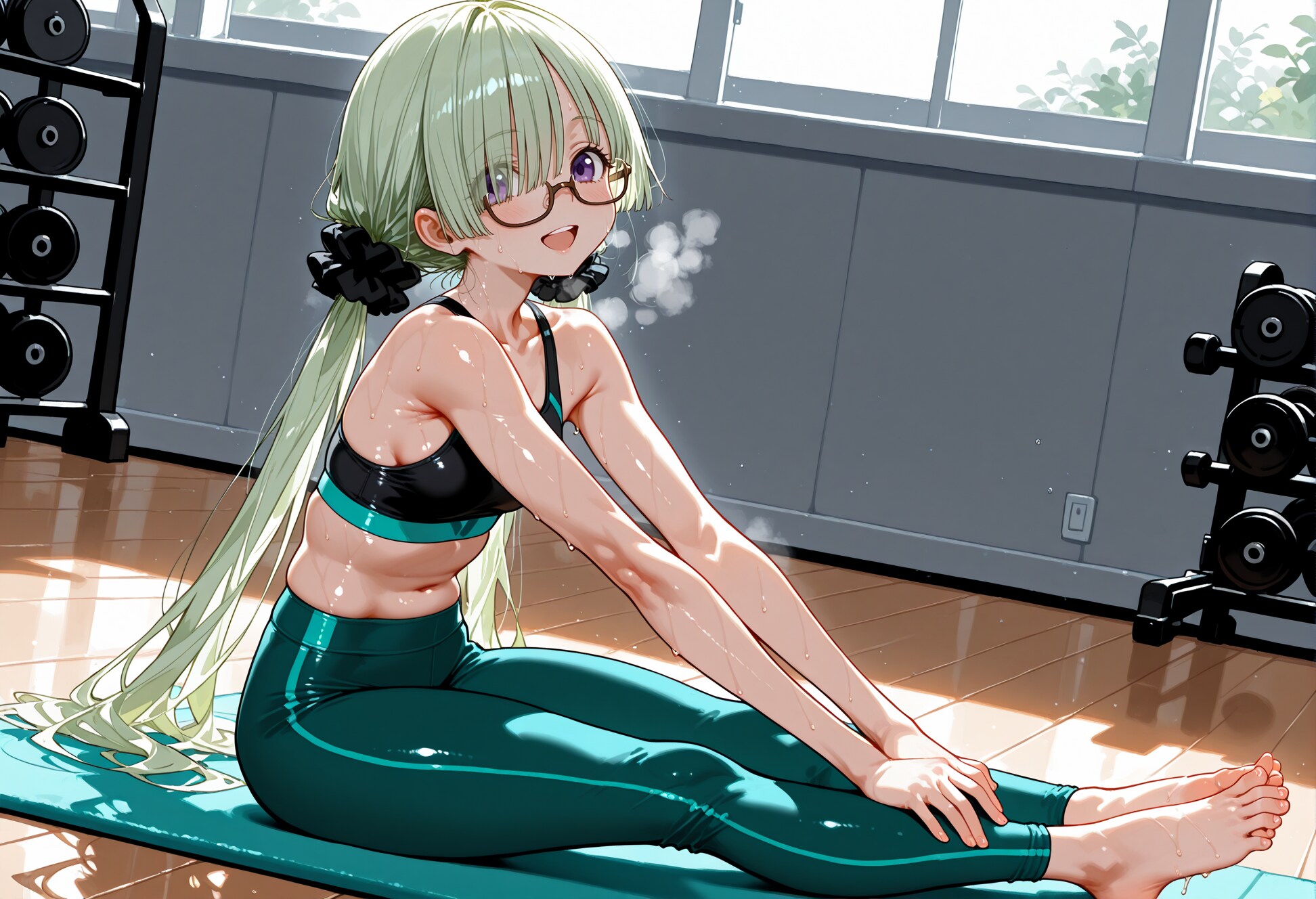 【今日の腹筋】ヨガストレッチ奈月