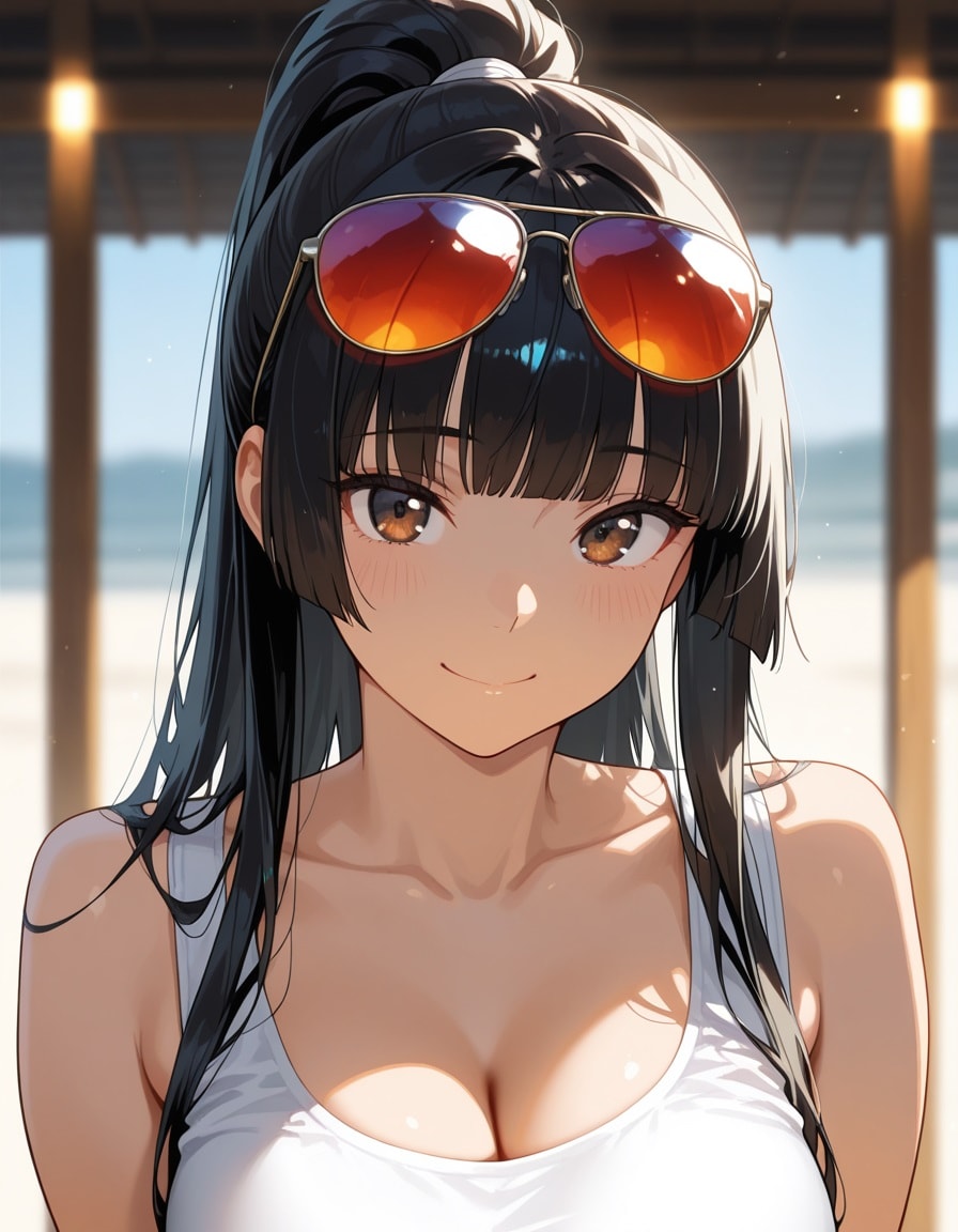 オーバーサイズサングラス