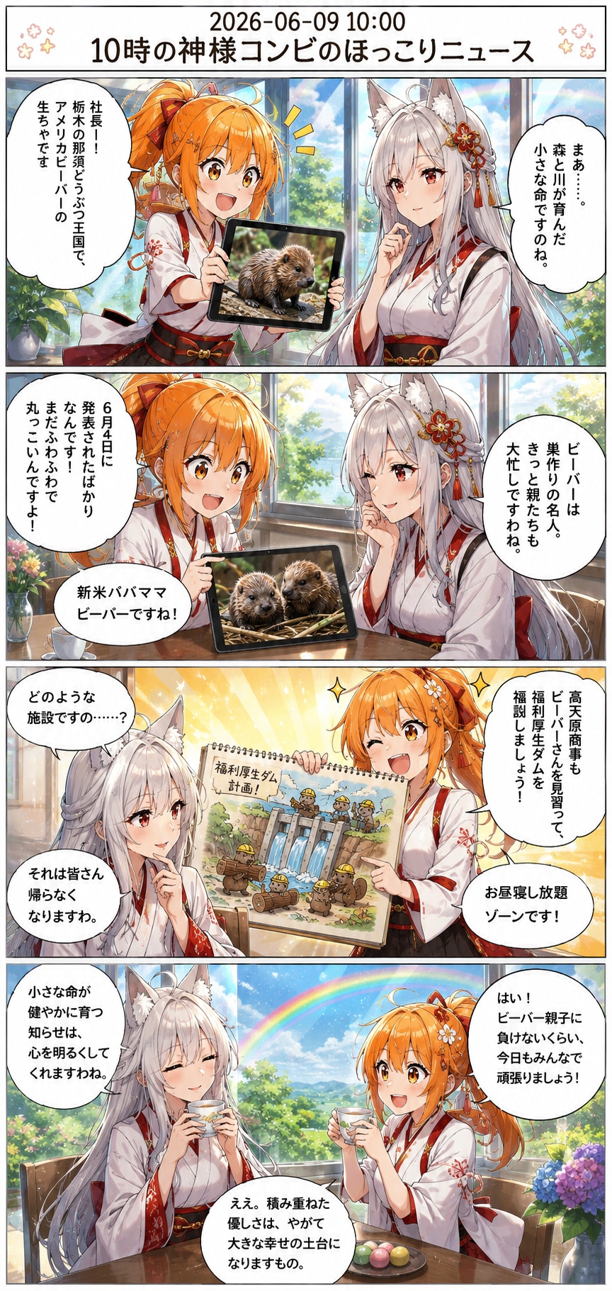 毎日漫画　10時　ほっこりニュース