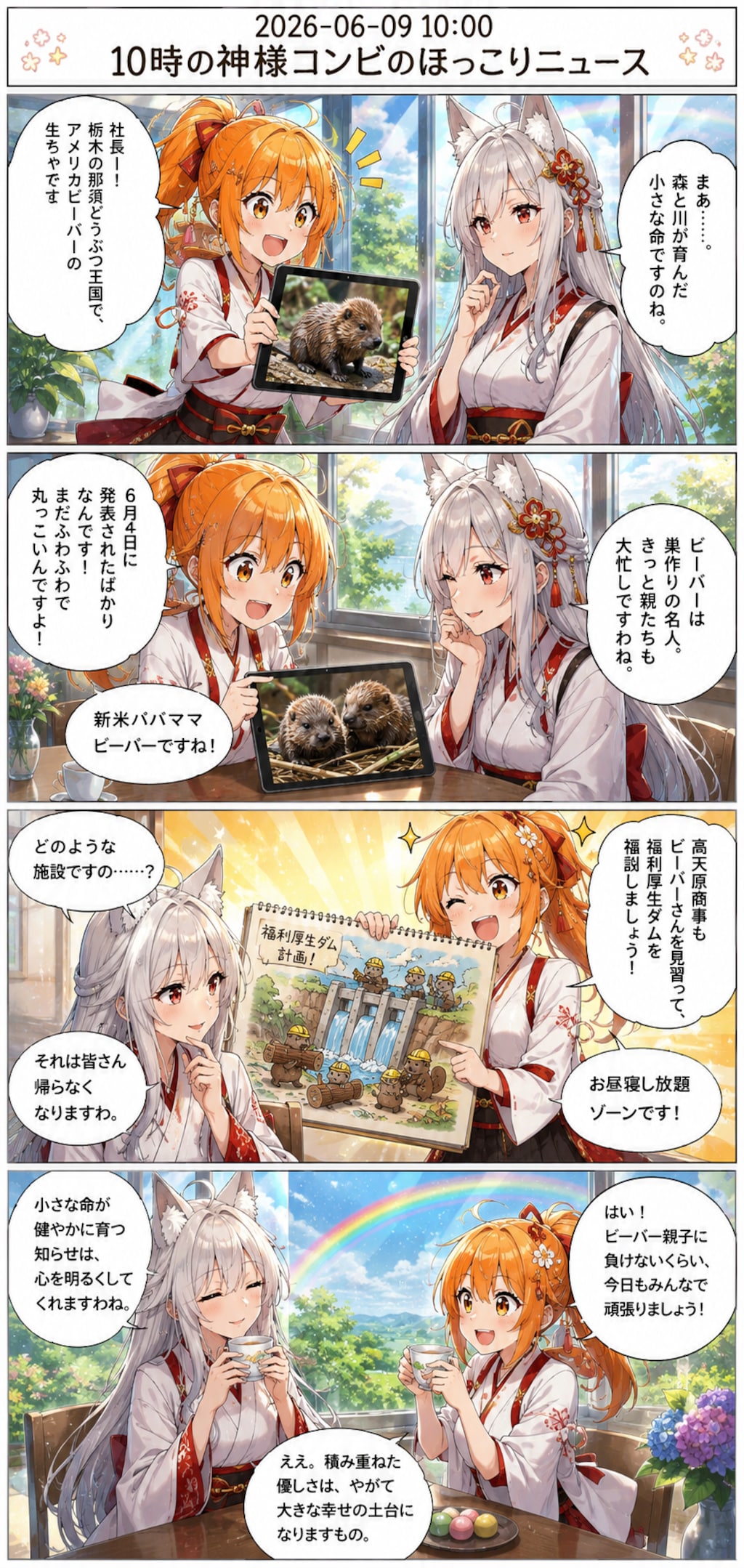 毎日漫画　10時　ほっこりニュース