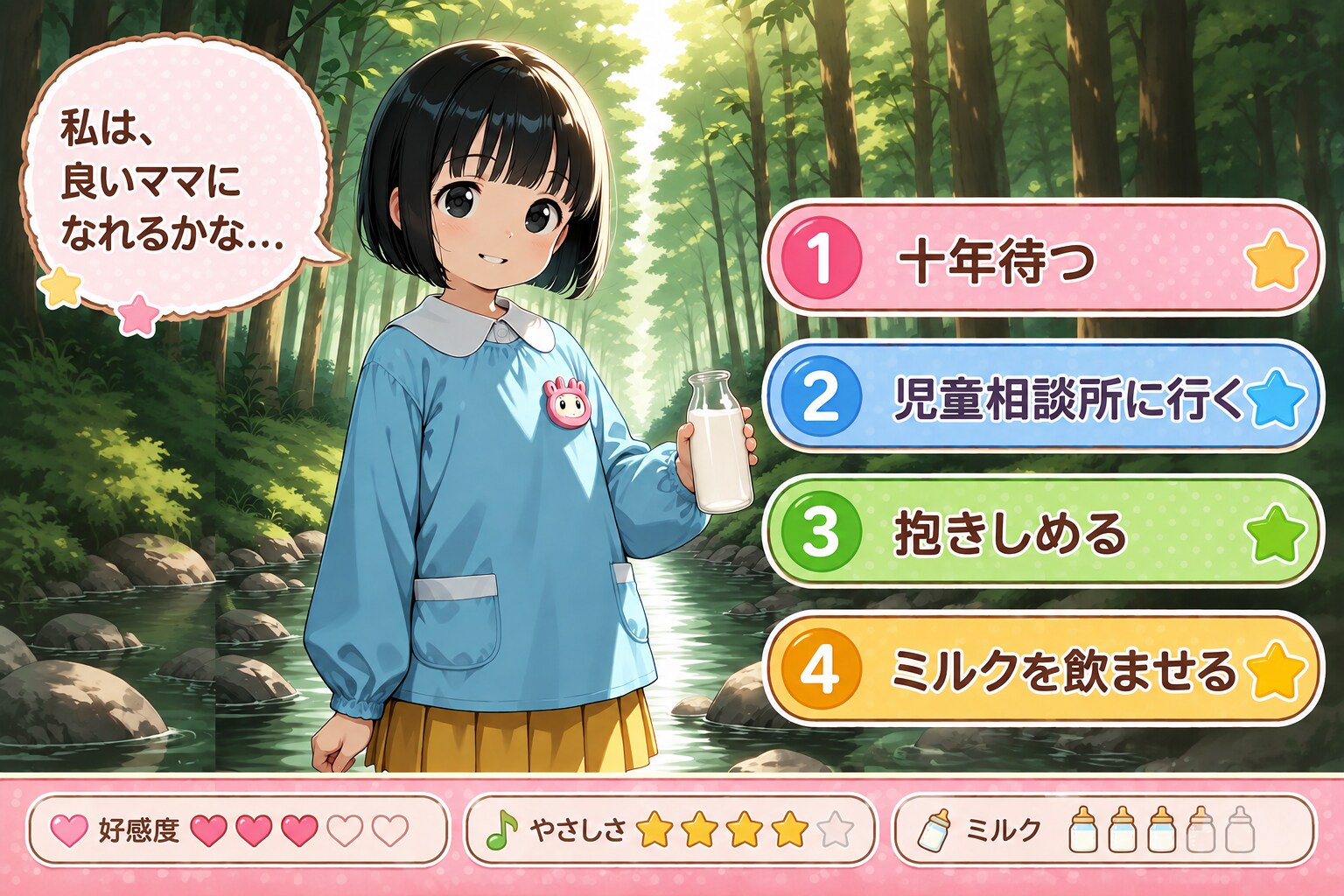 川沿いの告白