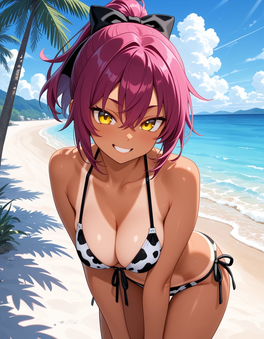 牛柄ビキニの渚沙ちゃん