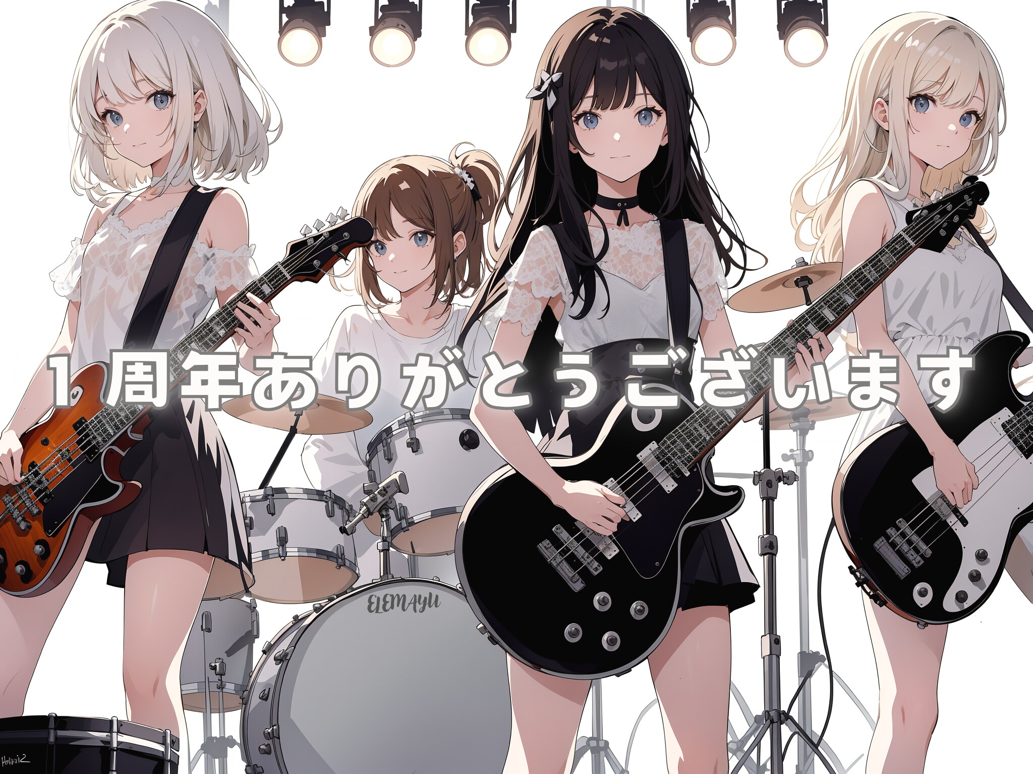 First anniversary of debut | の人気AIイラスト・グラビア