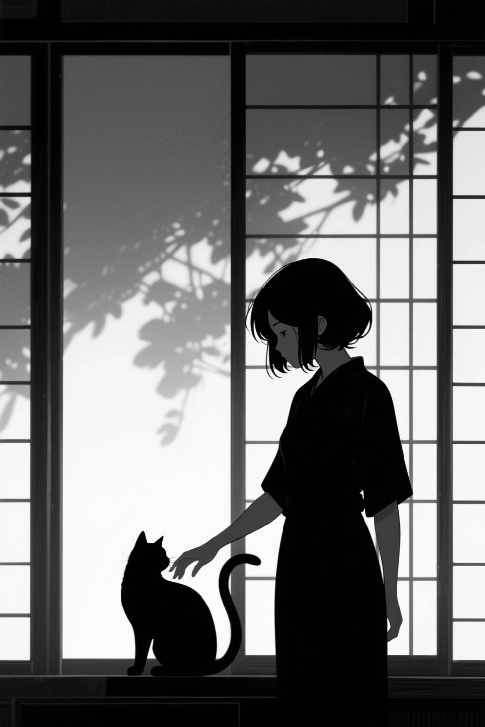 猫と少女 | の人気AIイラスト・グラビア