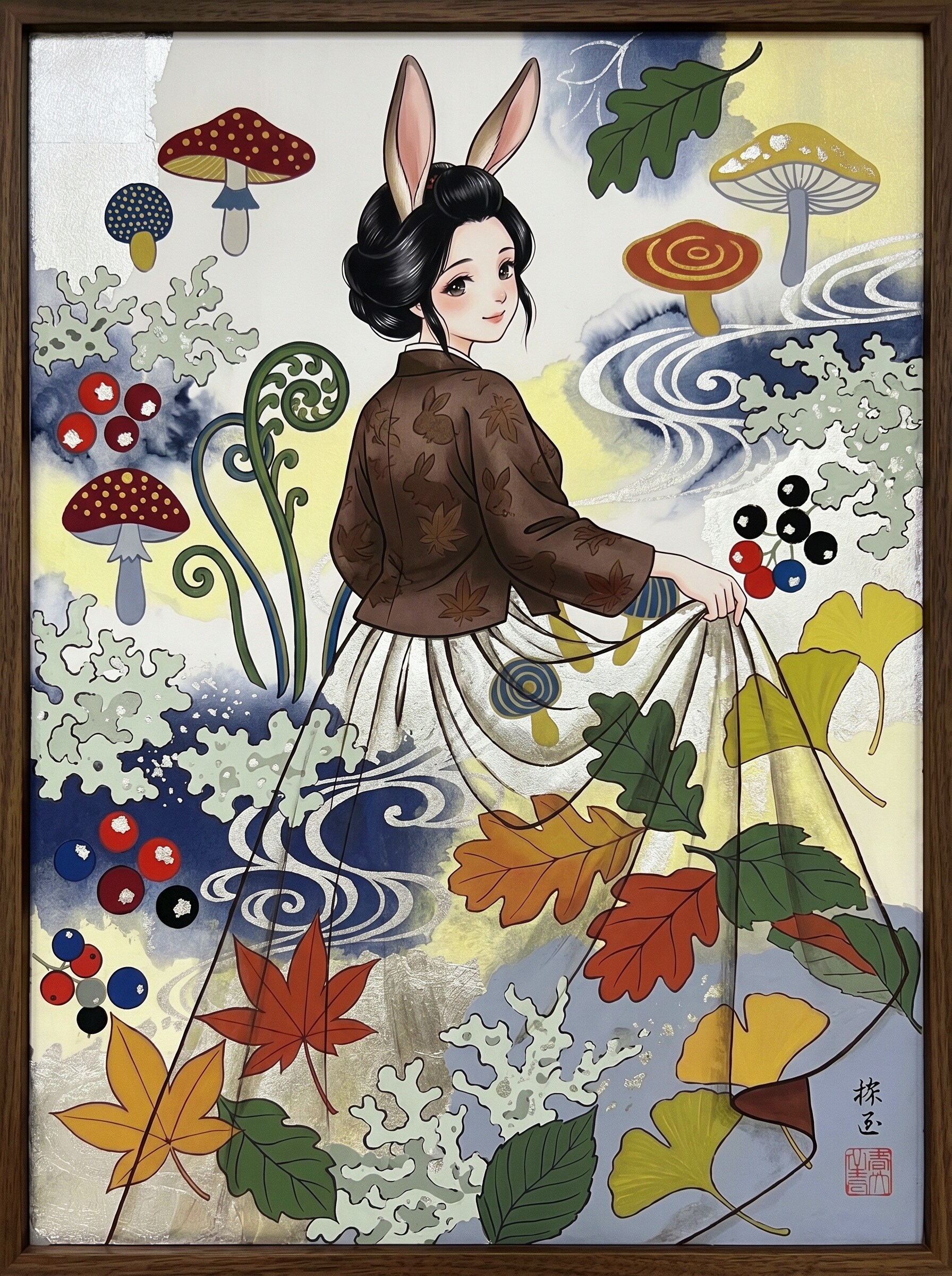 森に住む兎おねーさん | の人気AIイラスト・グラビア