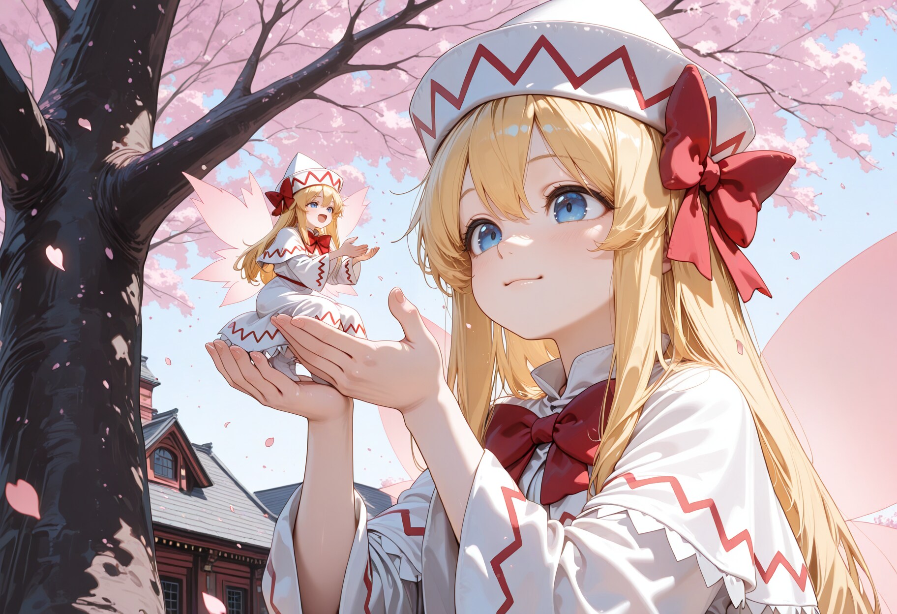 大きい春が小さい春をみつけました | の人気AIイラスト・グラビア