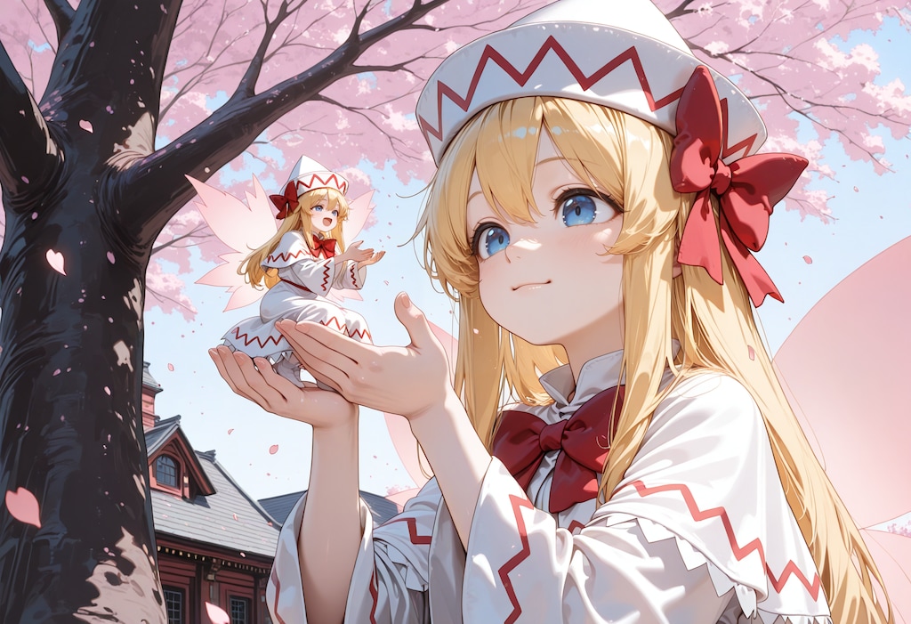 大きい春が小さい春をみつけました