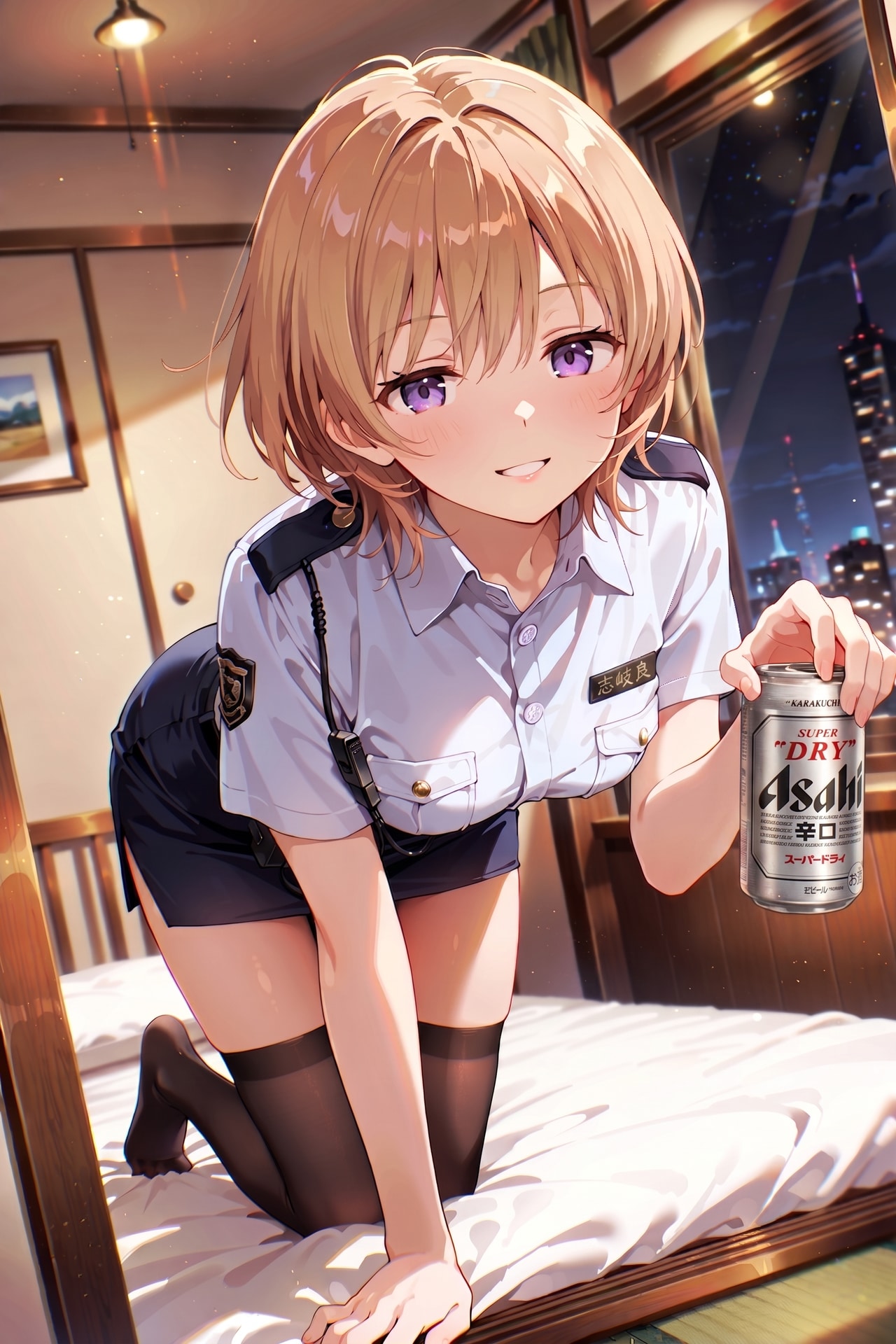 ジト目婦警さんとビール ～乾さつきのドライな日常～ Z615