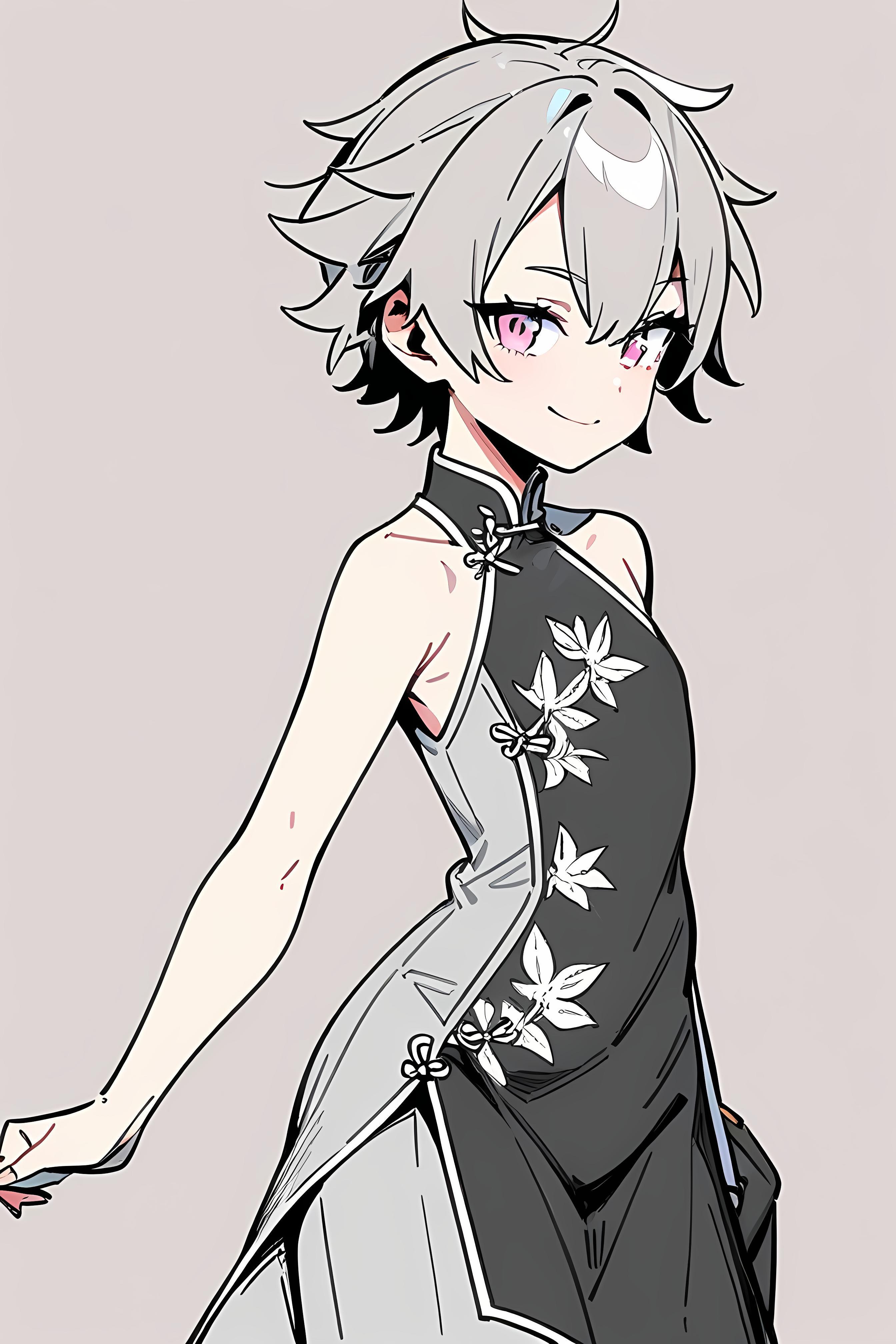 灰髪ちゃん
