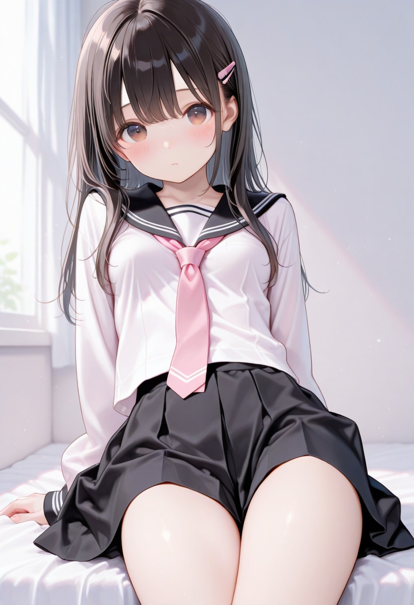 黒髪の美少女(418)