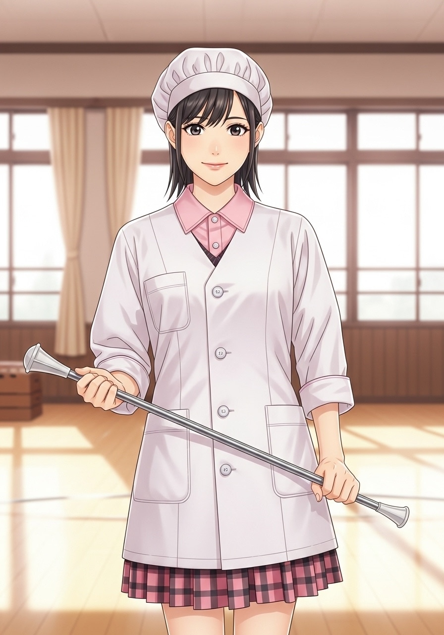 給食当番（バトン編5） | の人気AIイラスト・グラビア