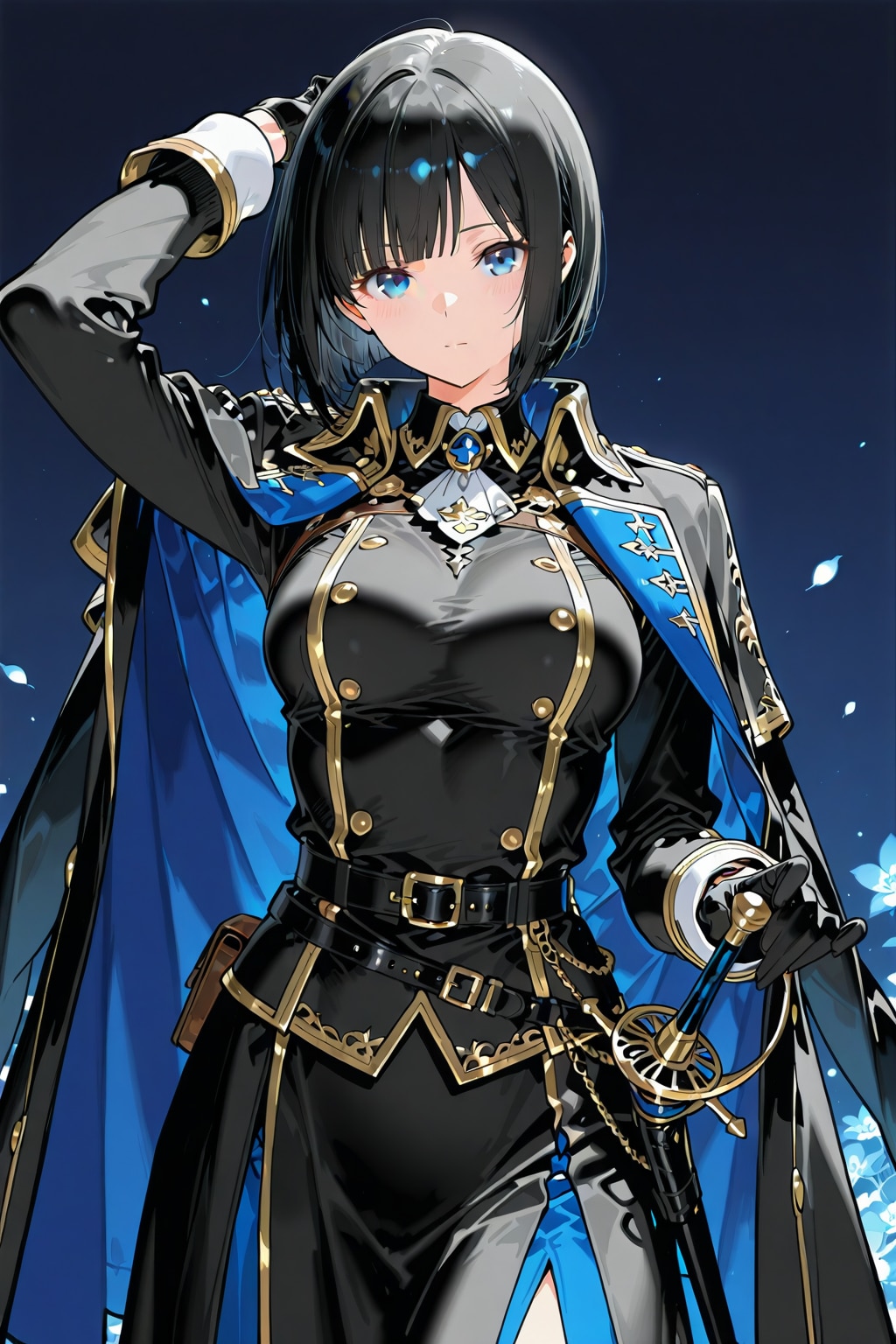 騎士の黒髪さん | の人気AIイラスト・グラビア