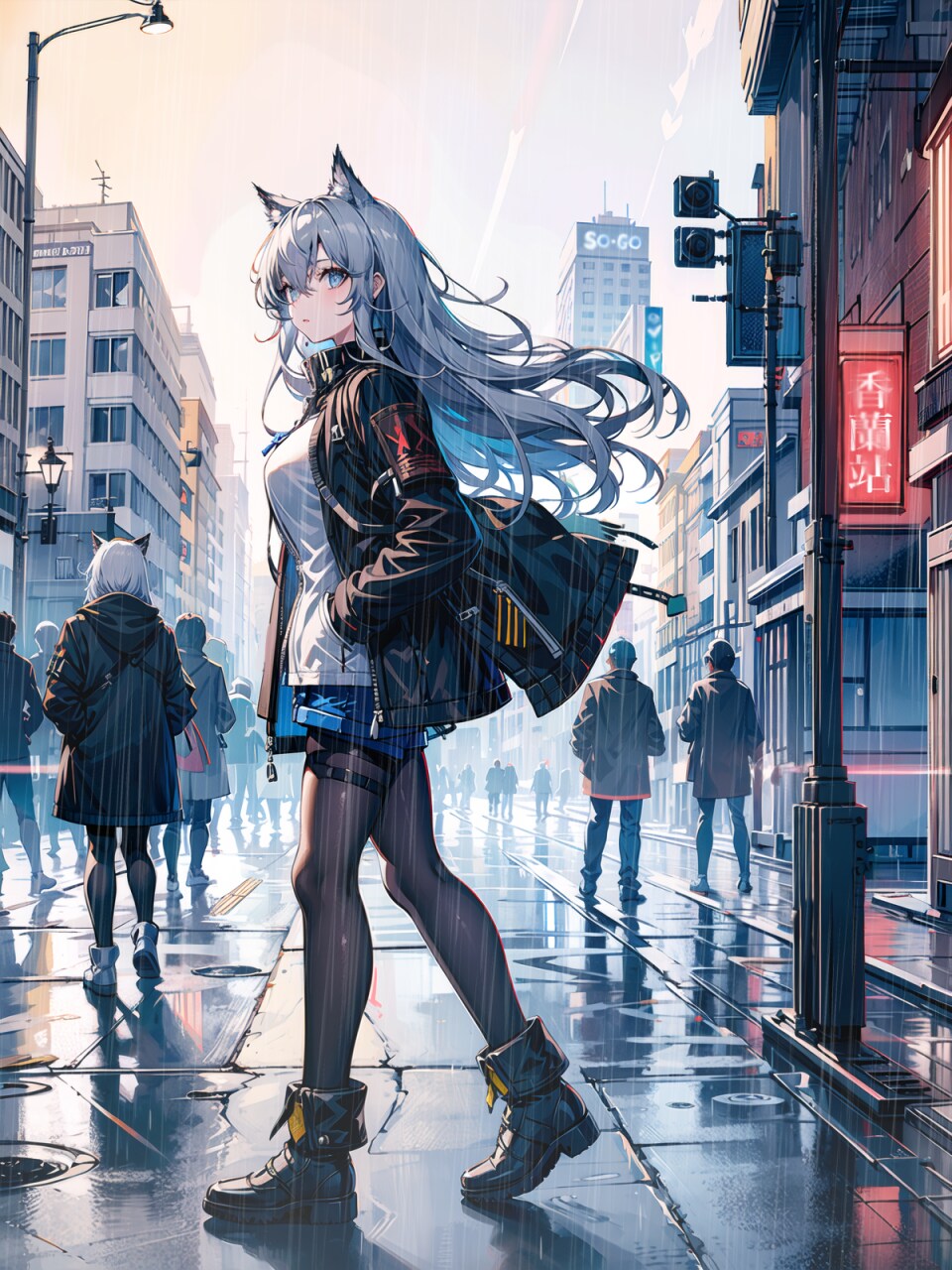 龍門 雨