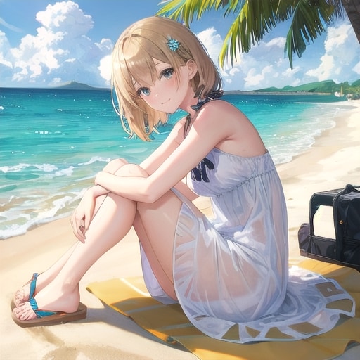 白ワンピース