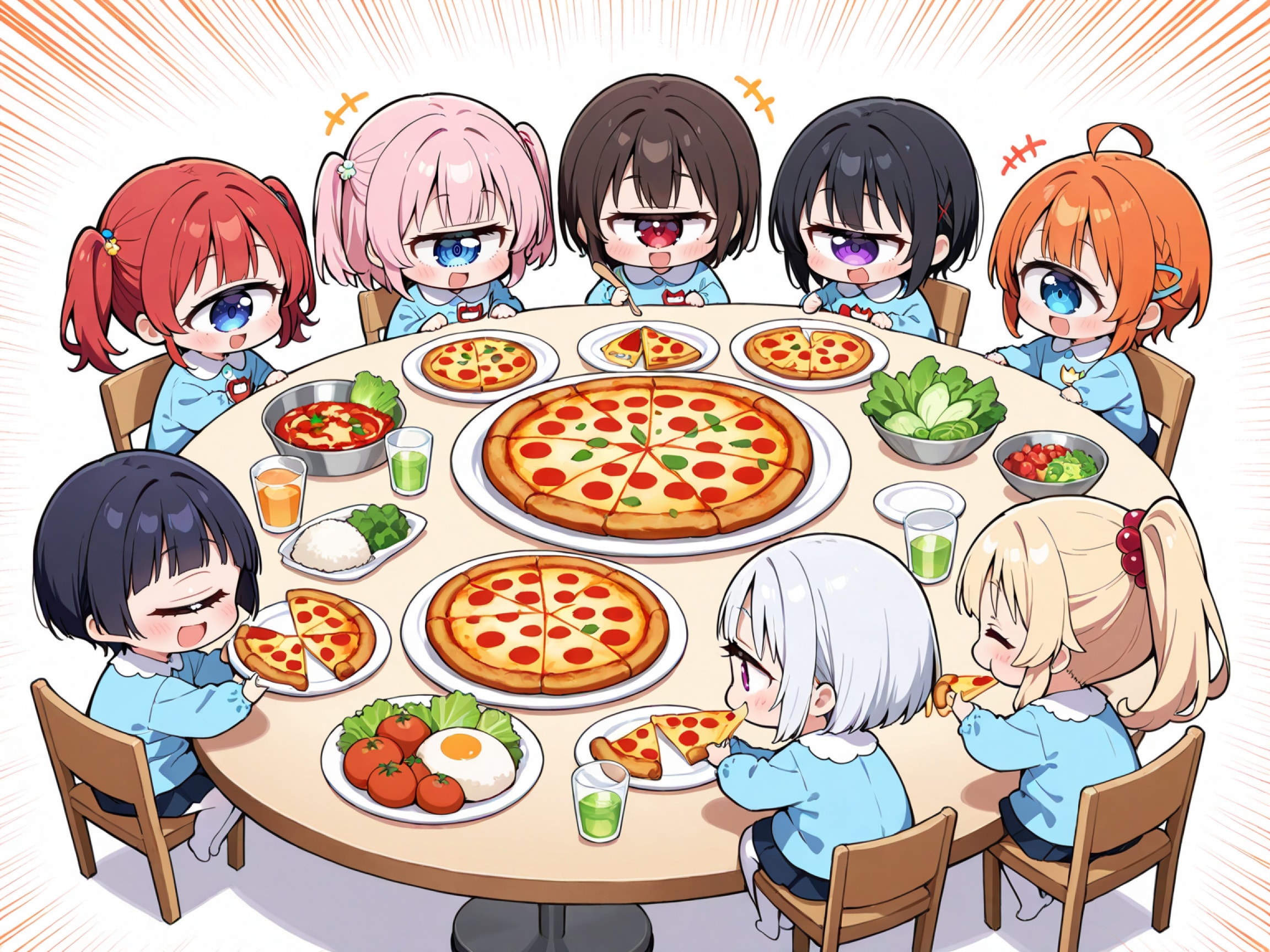 ちちぷいようちえん、ひとつめぐみの食べ放題 | の人気AIイラスト・グラビア