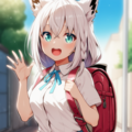 おはよー！（白上フブキ） 3枚目