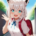 おはよー！（白上フブキ） 4枚目
