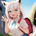 おはよー！（白上フブキ） 2枚目