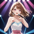 ライブで歌う歌手 2枚目