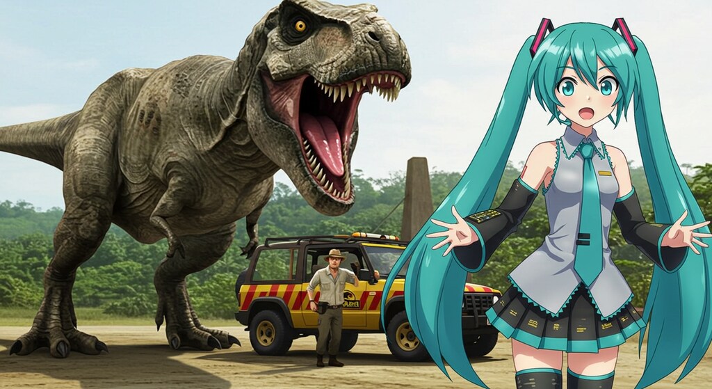 初音ミクとジュラシックパーク