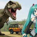 初音ミクとジュラシックパーク 2枚目