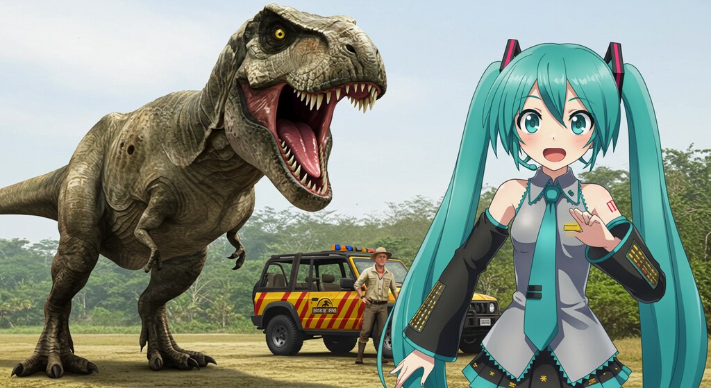 初音ミクとジュラシックパーク