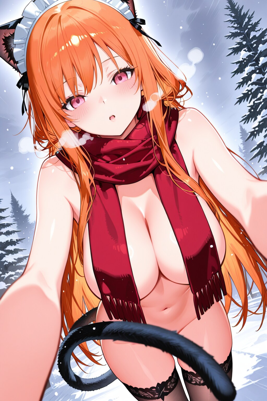 ご主人様、寒そうだね