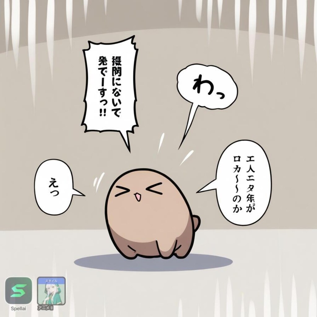 荒ぶる謎生物Spellai編