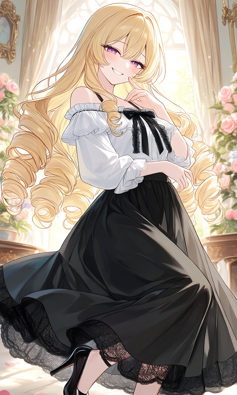 花とドレス