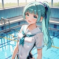 プール清掃 3枚目