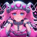 変身ヒロインのピンク、拘束される 3枚目